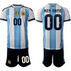 Custom Argentina Home Shirt 2026 With Shorts