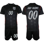 Custom United States Black Shirt 2026 With Shorts
