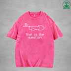 Electrical EngineerInterest Printed Washed T-Shirt 230G Loose Trendy Fashionable 100%Cotton Short Sleeve Top