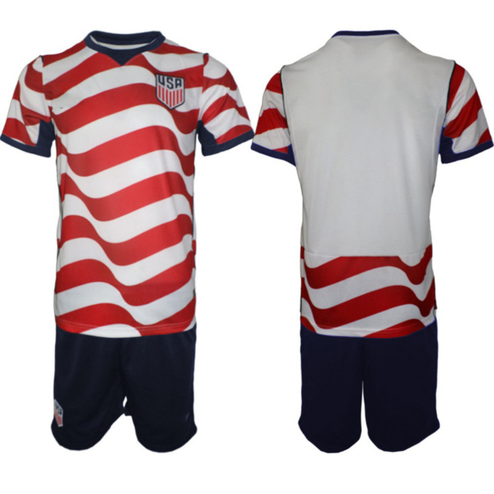 Blank United States Home Shirt 2026 With Shorts
