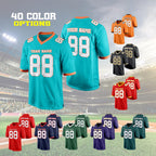 Custom Football Jersey, Personalized Name Number Logo, Embroidery football Shirts  Wedding Jersey Gifts for Men Women Kids Toddler Fan