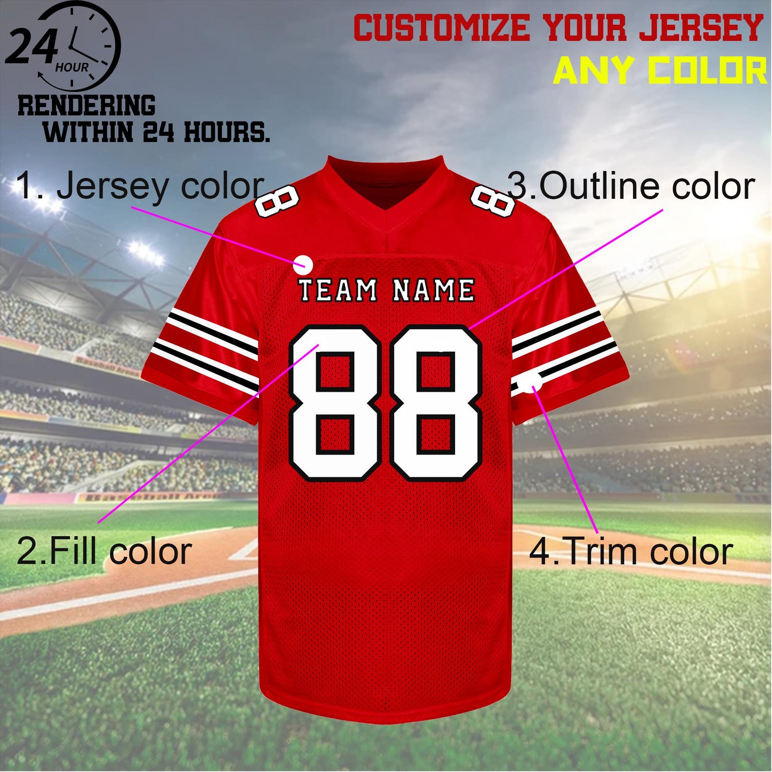 Custom Football Jersey  Stitched Name Number Logo, Personalized football Shirts Team Uniform Couple Wedding Jerseys for Men Women Kids  Fan