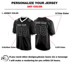 Custom Football Jersey, Personalized American Football Jerseys , Embroidery Couple Jersey Team Uniform  Gifts for Men Women Kids Toddler Fan