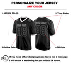 Custom Football Jersey, Personalized American Football Jerseys Name Number Logo, Embroidery Wedding  Gifts for Men Women Kids Toddler Fan