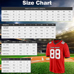 Custom Football Jersey, Personalized American Football Jerseys , Embroidery Couple Jersey Team Uniform  Gifts for Men Women Kids Toddler Fan
