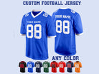Custom Football Jersey, Personalized American Football Jerseys , Embroidery Couple Jersey Team Uniform  Gifts for Men Women Kids Toddler Fan