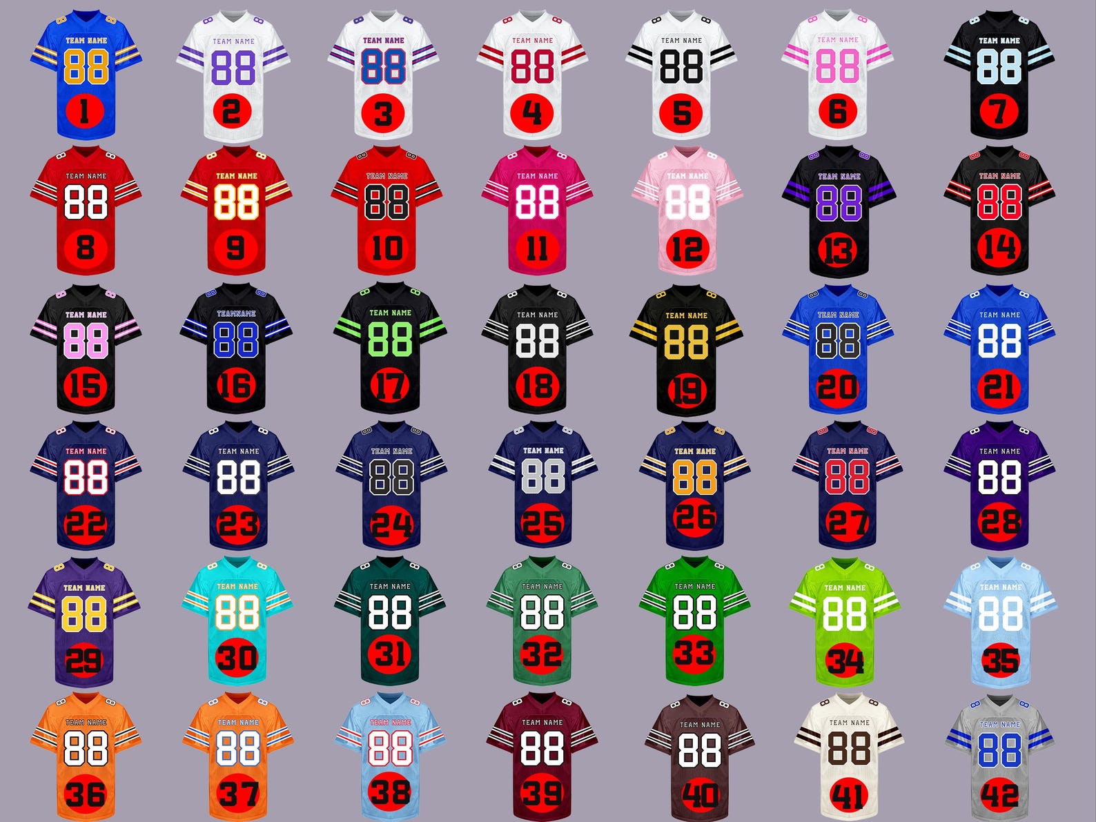 Custom Football Jersey  Stitched Name Number Logo, Personalized football Shirts Team Uniform Couple Wedding Jerseys for Men Women Kids  Fan