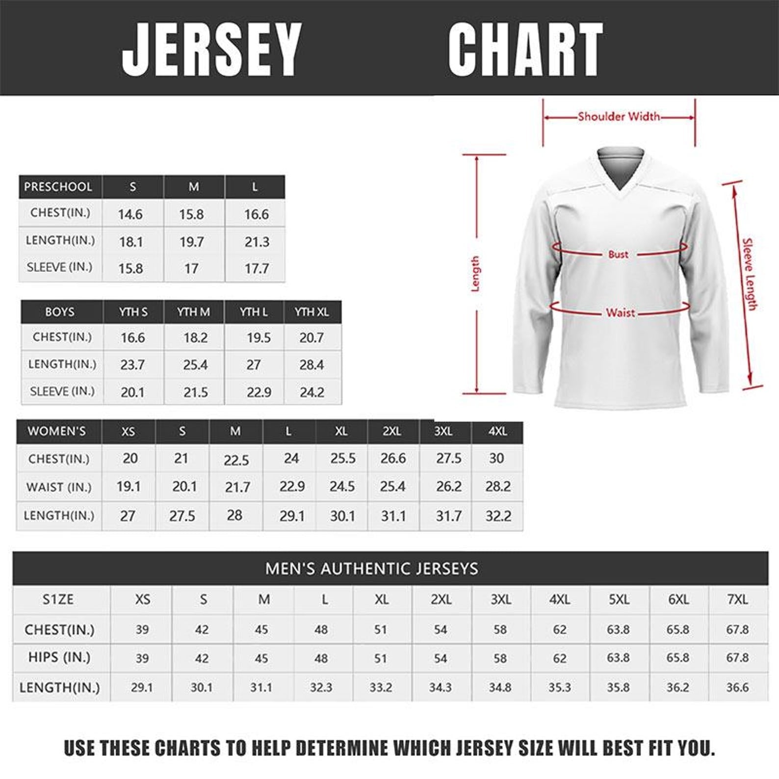 Custom Hockey Jersey Printed Stitched Personalized Name Number Logo Sports Hockey Long Sleeve for Men Women Kids Toddler Fan