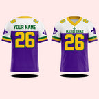 Custom Mardi Gras Football Jersey, Personalized Fat Tuesday Carnival Jersey, Mardi Gras Festival Shirt Louisiana Krewe Game Day Outfit