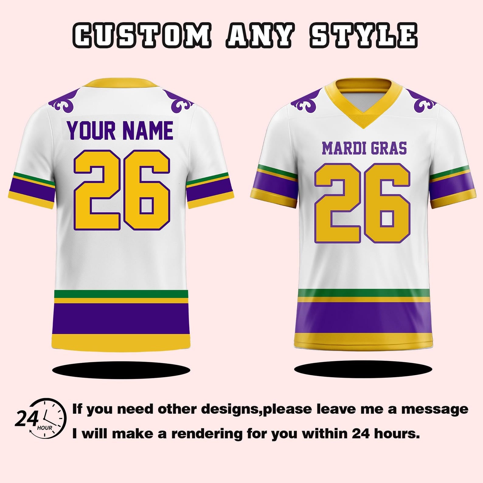 Custom Mardi Gras Football Jersey, Personalized Fat Tuesday Carnival Jersey, Mardi Gras Festival Shirt Louisiana Krewe Game Day Outfit