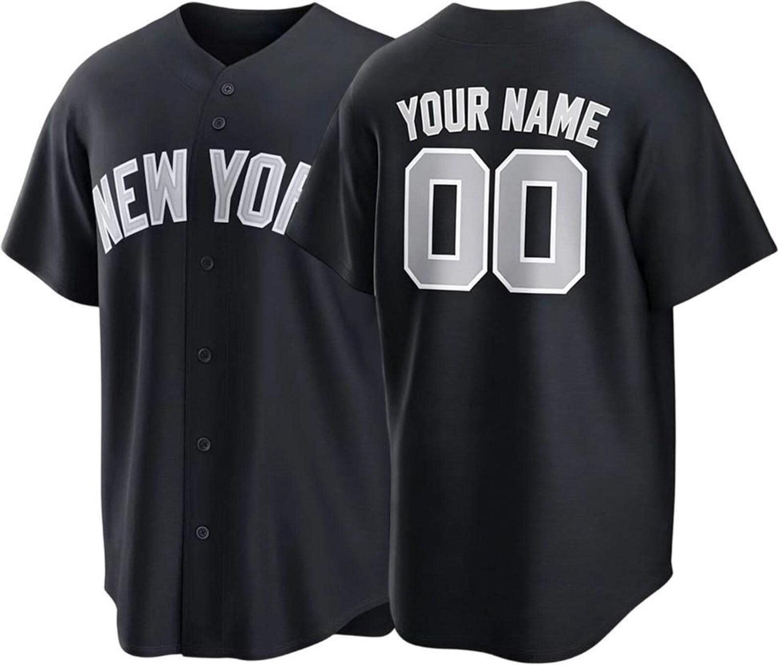 Custom New York NY Baseball Jersey | Personalized Stitched Name Number | Men/Youth Size | Game Day Fan Jersey Gift