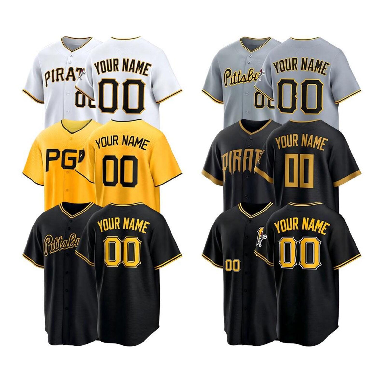 Custom Pittsburgh Baseball Jersey | Personalized Stitched Name Number | Men/Youth Size | Game Day Fan Jersey Gift