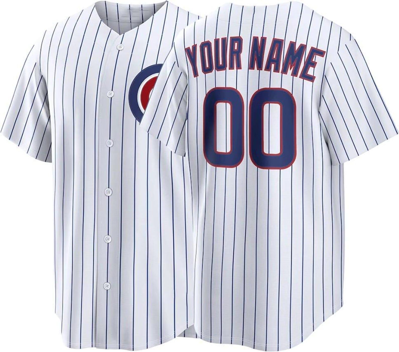 Custom Chicago Baseball Jersey | Personalized Stitched Name Number | Men/Youth Size | Game Day Fan Jersey Gift
