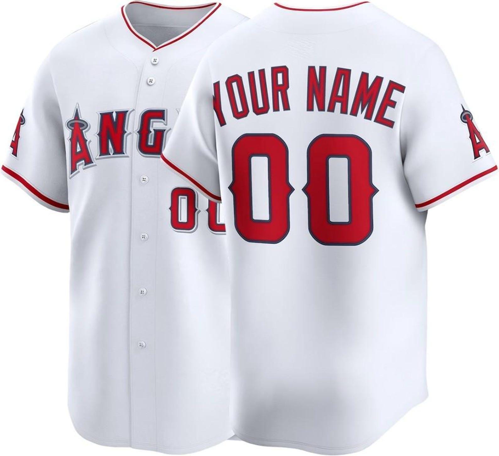 Custom Los Angeles Baseball Jersey | Personalized Stitched Name Number | Men/Youth Size | Game Day Fan Jersey Gift