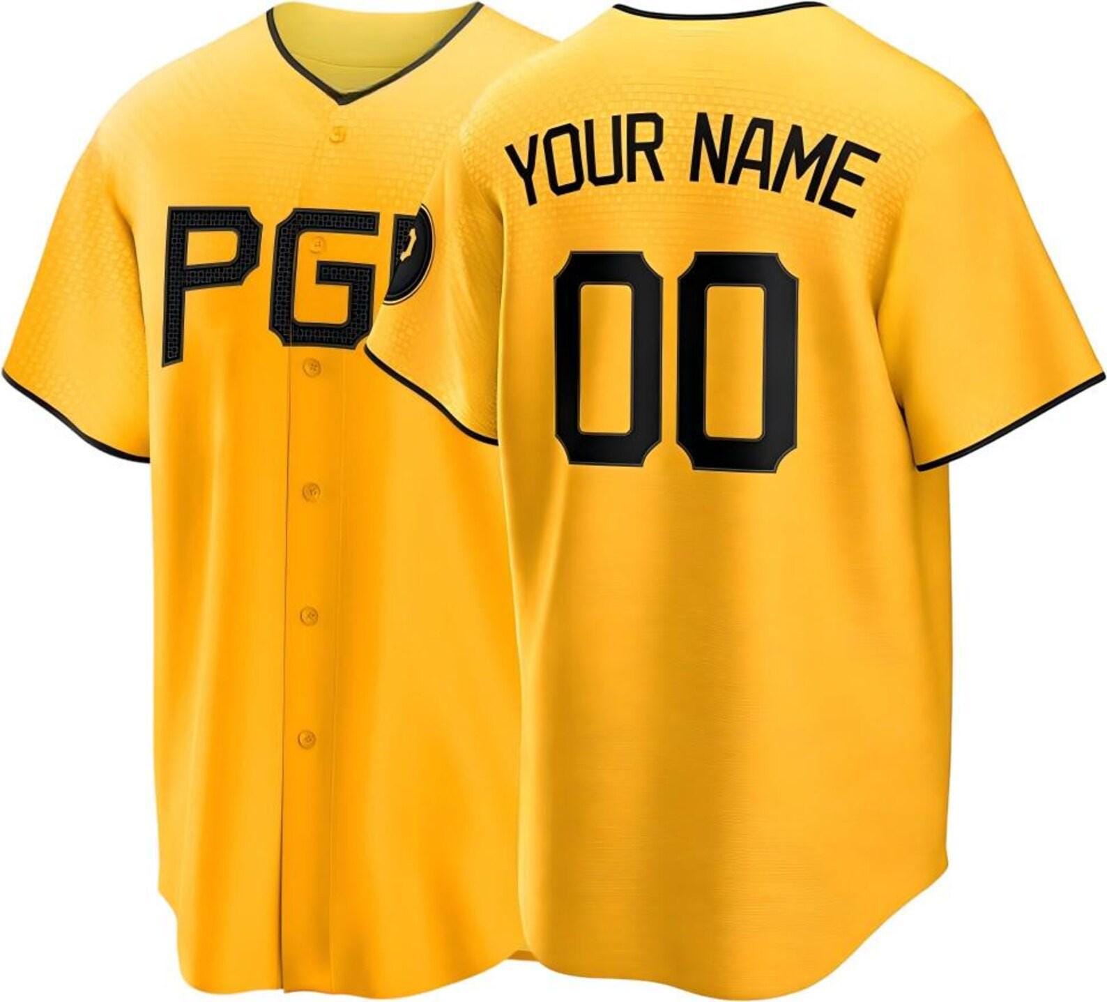 Custom Pittsburgh Baseball Jersey | Personalized Stitched Name Number | Men/Youth Size | Game Day Fan Jersey Gift