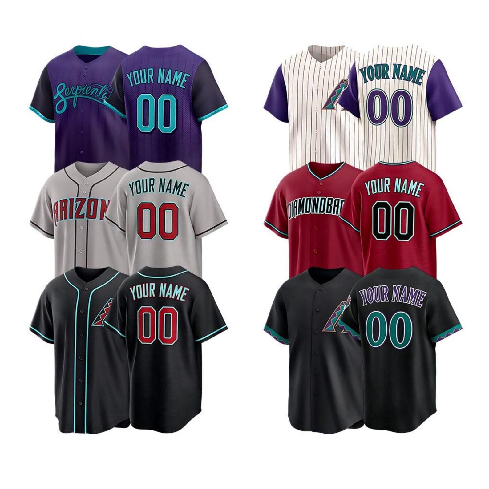 Custom Arizona Baseball Jersey | Personalized Stitched Name Number | Men/Youth Size | Game Day Fan Jersey Gift