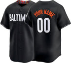 Custom Baltimore Baseball Jersey | Personalized Stitched Name Number | Men/Youth Size | Game Day Fan Jersey Gift