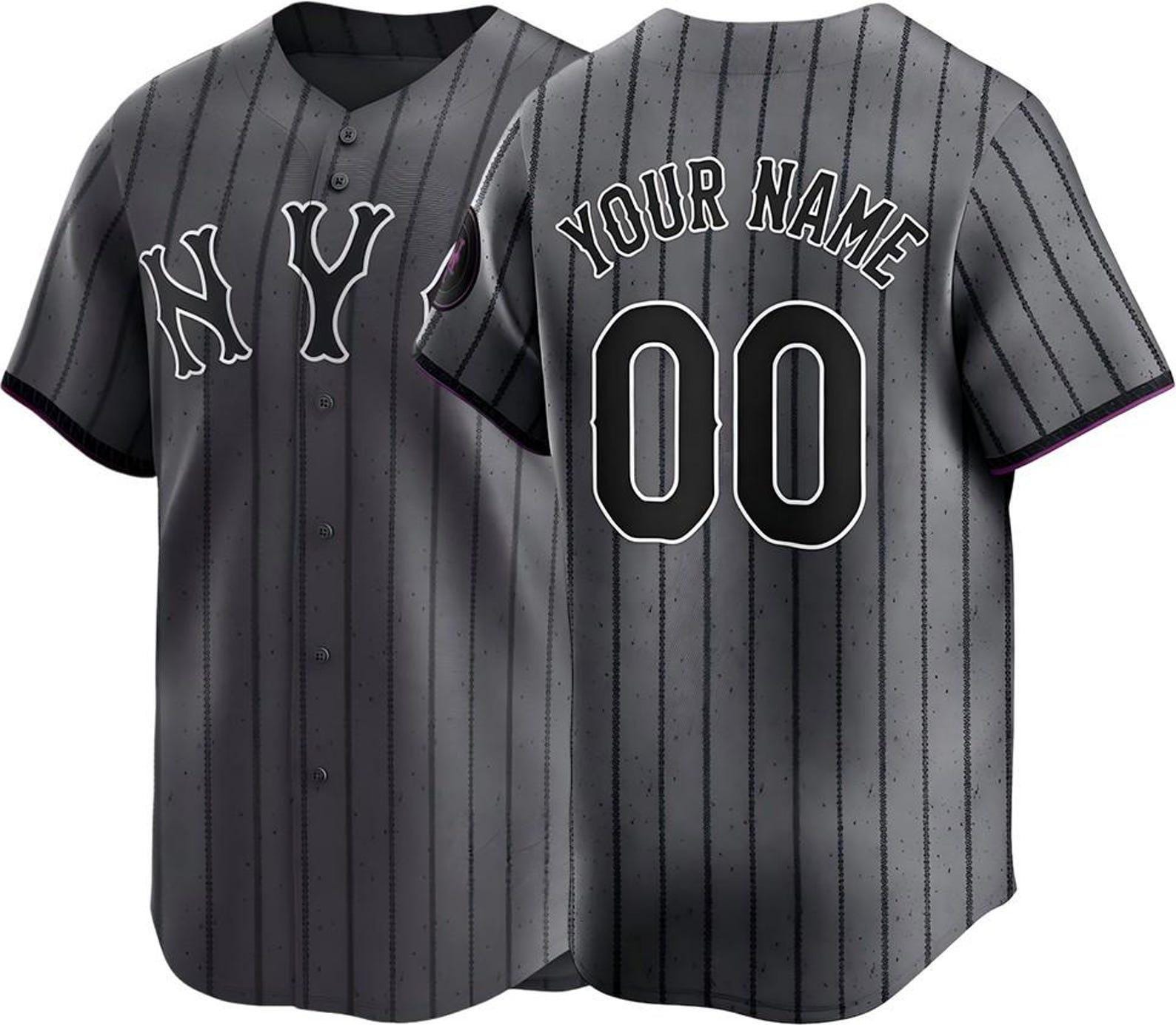 Custom New York Baseball Jersey | Personalized Stitched Name Number | Men/Youth Size | Game Day Fan Jersey Gift
