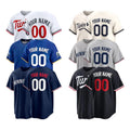 Custom Minnesota Baseball Jersey | Personalized Stitched Name Number | Men/Youth Size | Game Day Fan Jersey Gift