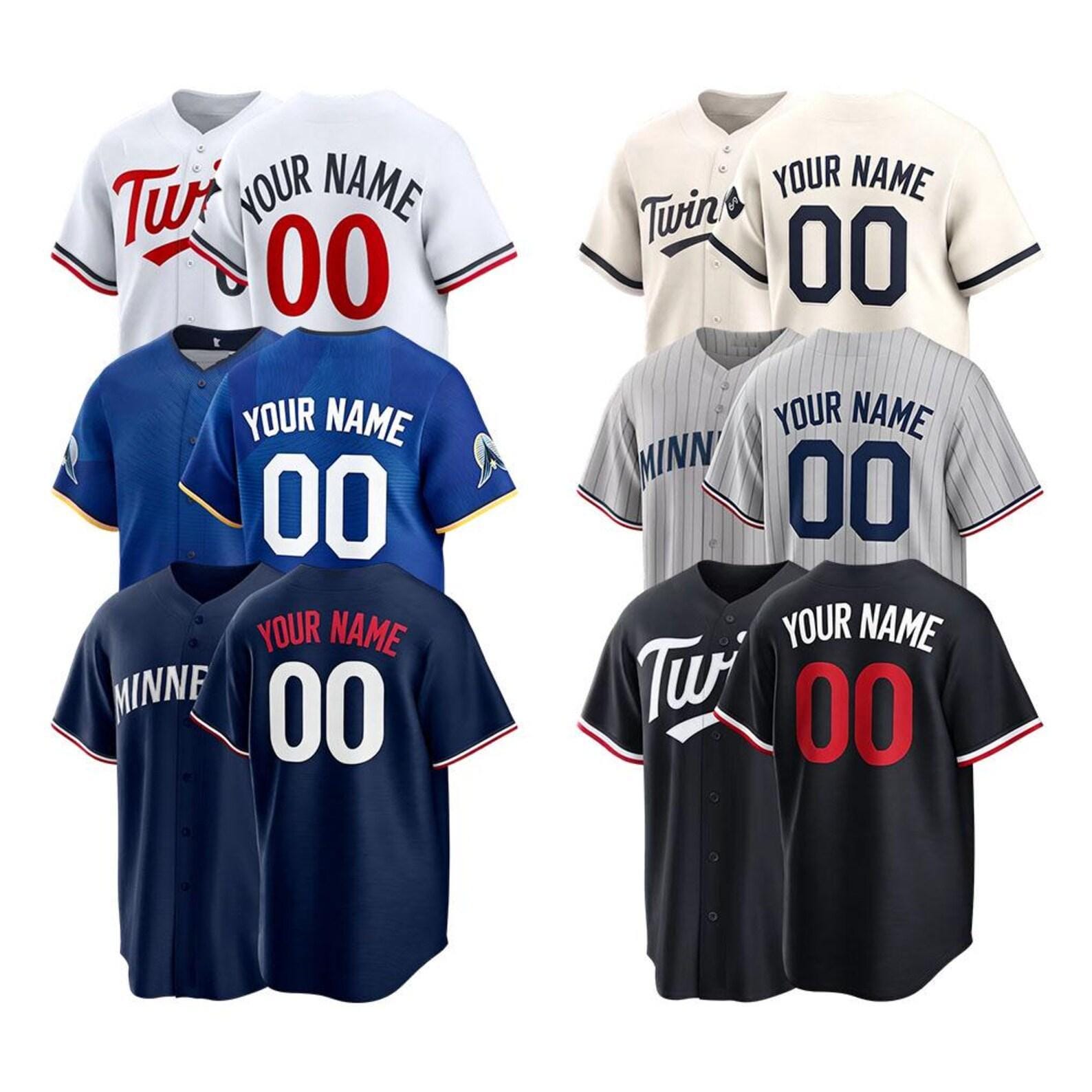 Custom Minnesota Baseball Jersey | Personalized Stitched Name Number | Men/Youth Size | Game Day Fan Jersey Gift