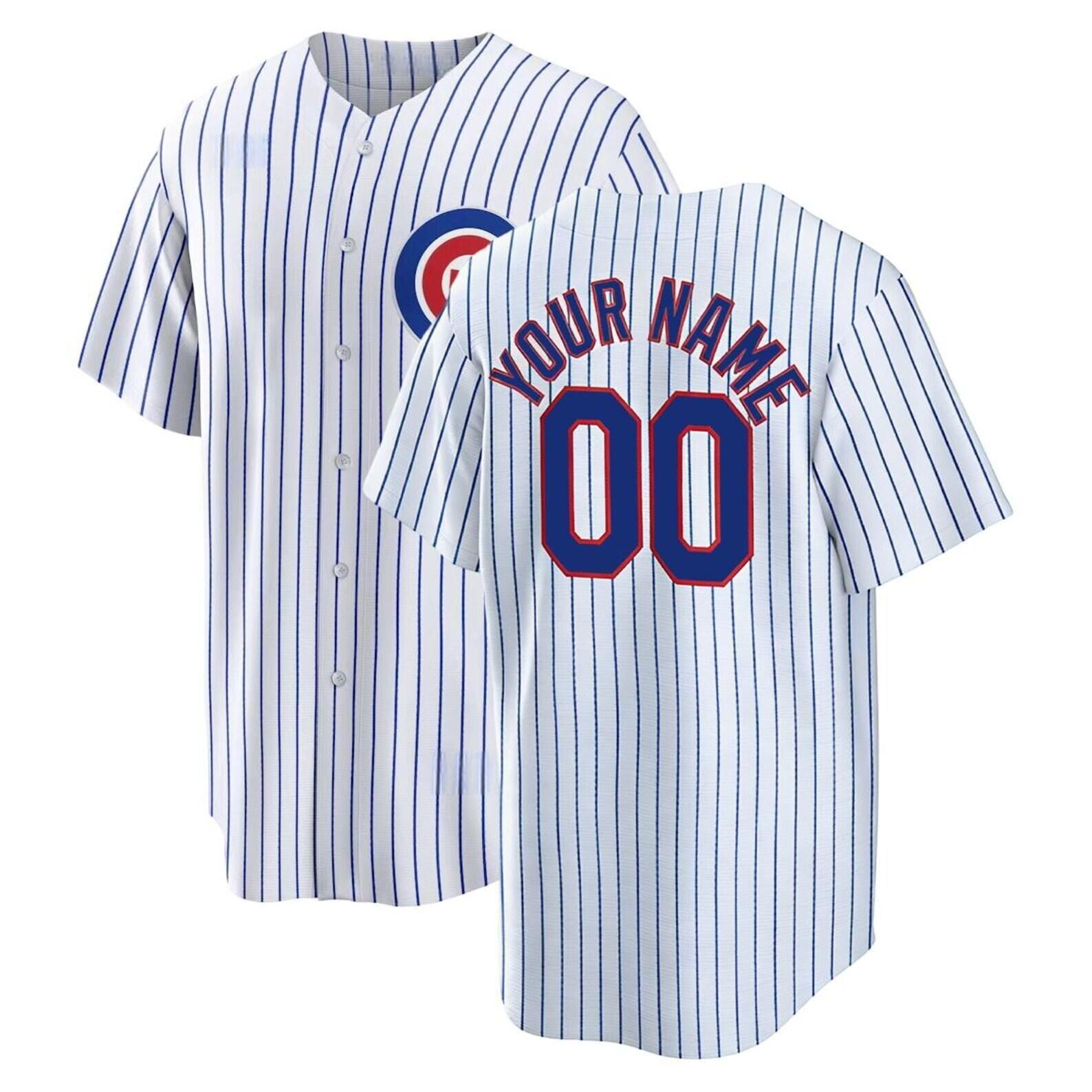 Personalized Chicago Baseball Jersey, Custom Name & Number, Team sports shirts wedding Jersey Stitched Gift