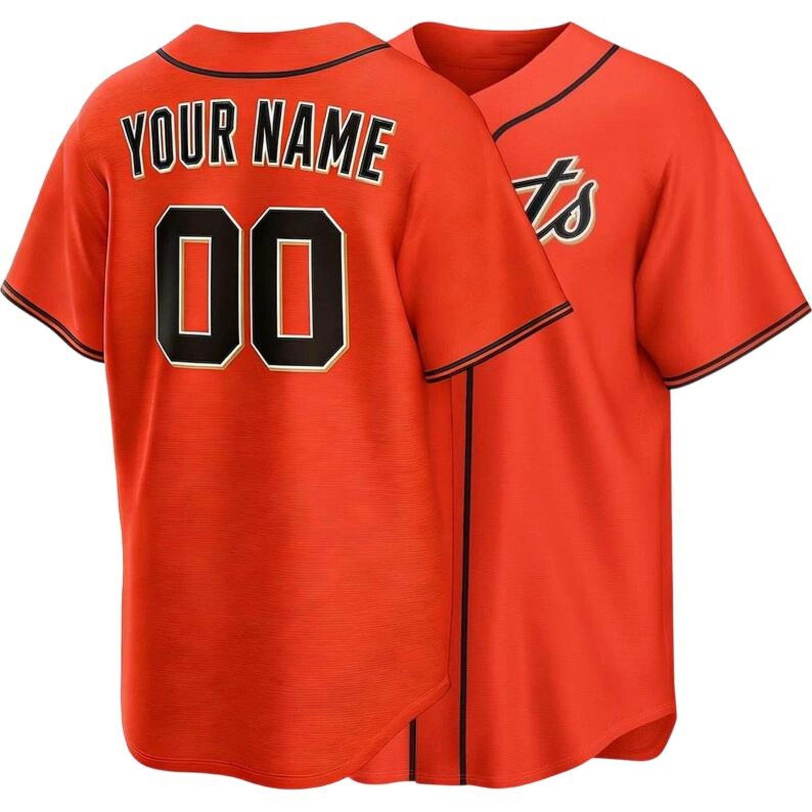 Personalized Giants Baseball Jersey, Custom Name Number, Team sports shirts wedding Jersey Stitched Gift