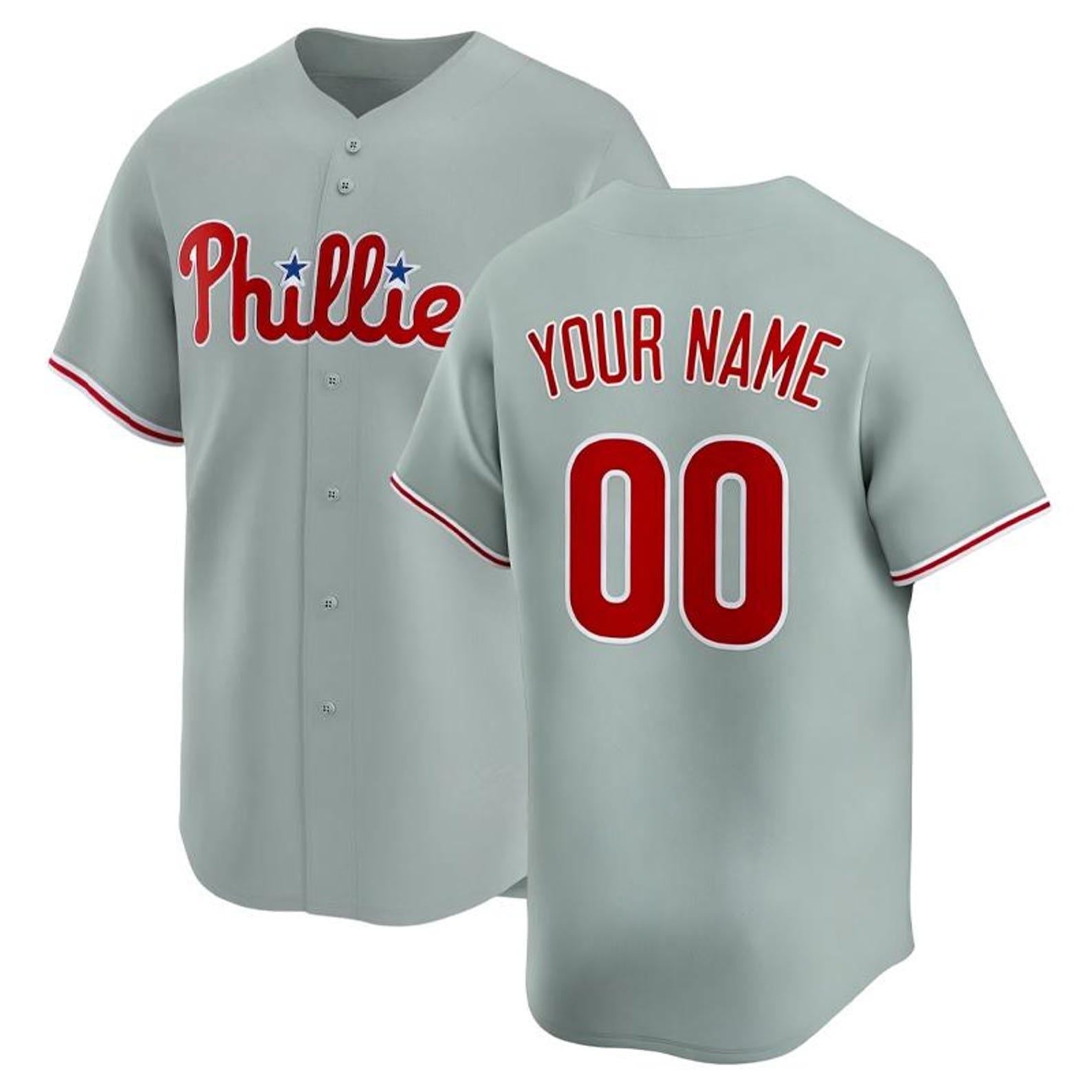 Personalized Philadelphia Baseball Jersey, Custom Name & Number, Team sports shirts wedding Jersey Stitched Gift