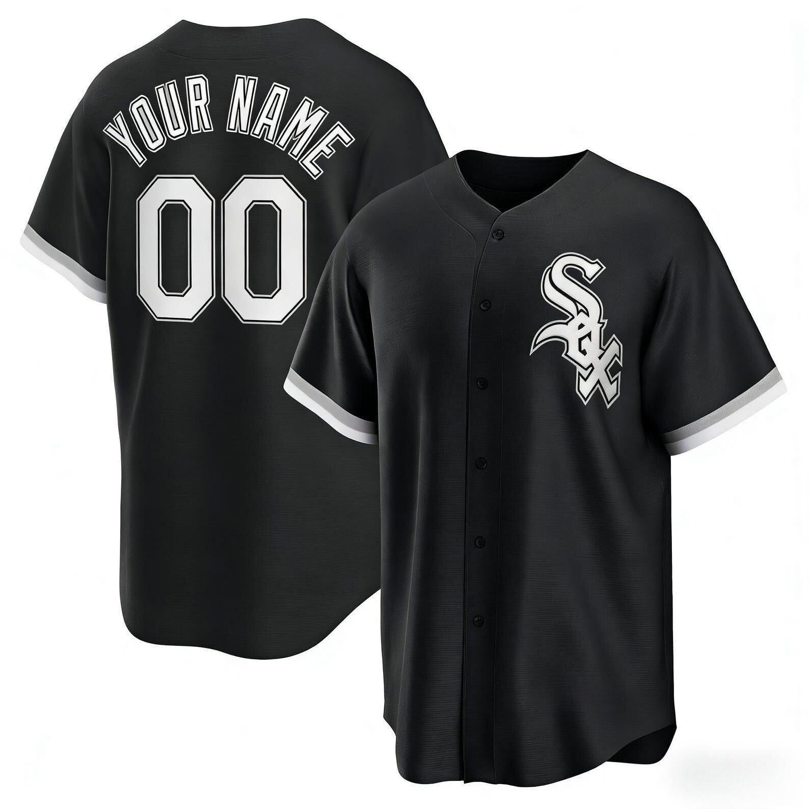 Personalized White Sox Baseball Jersey, Custom Name Number, Team sports shirts wedding Jersey Stitched Gift