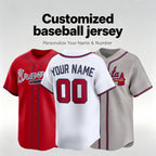 Personalized Atlanta Baseball Jersey, Custom Name & Number, Team sports shirts wedding Jersey Stitched Gift