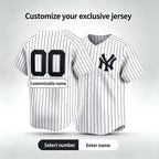 Personalized Yankees Baseball Jersey, Custom Name Number, Team sports shirts wedding Jersey Stitched Gift