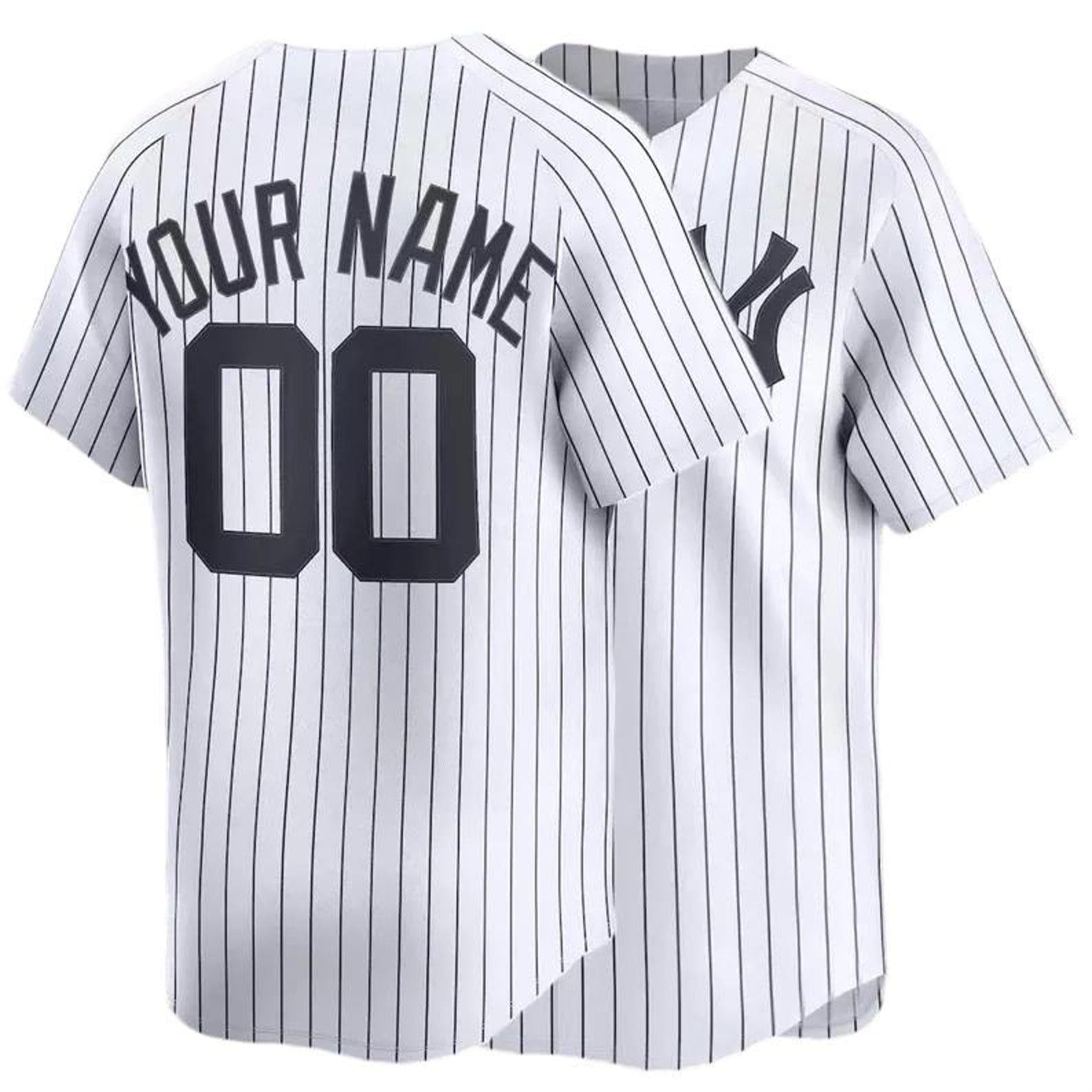 Personalized Yankees Baseball Jersey, Custom Name Number, Team sports shirts wedding Jersey Stitched Gift