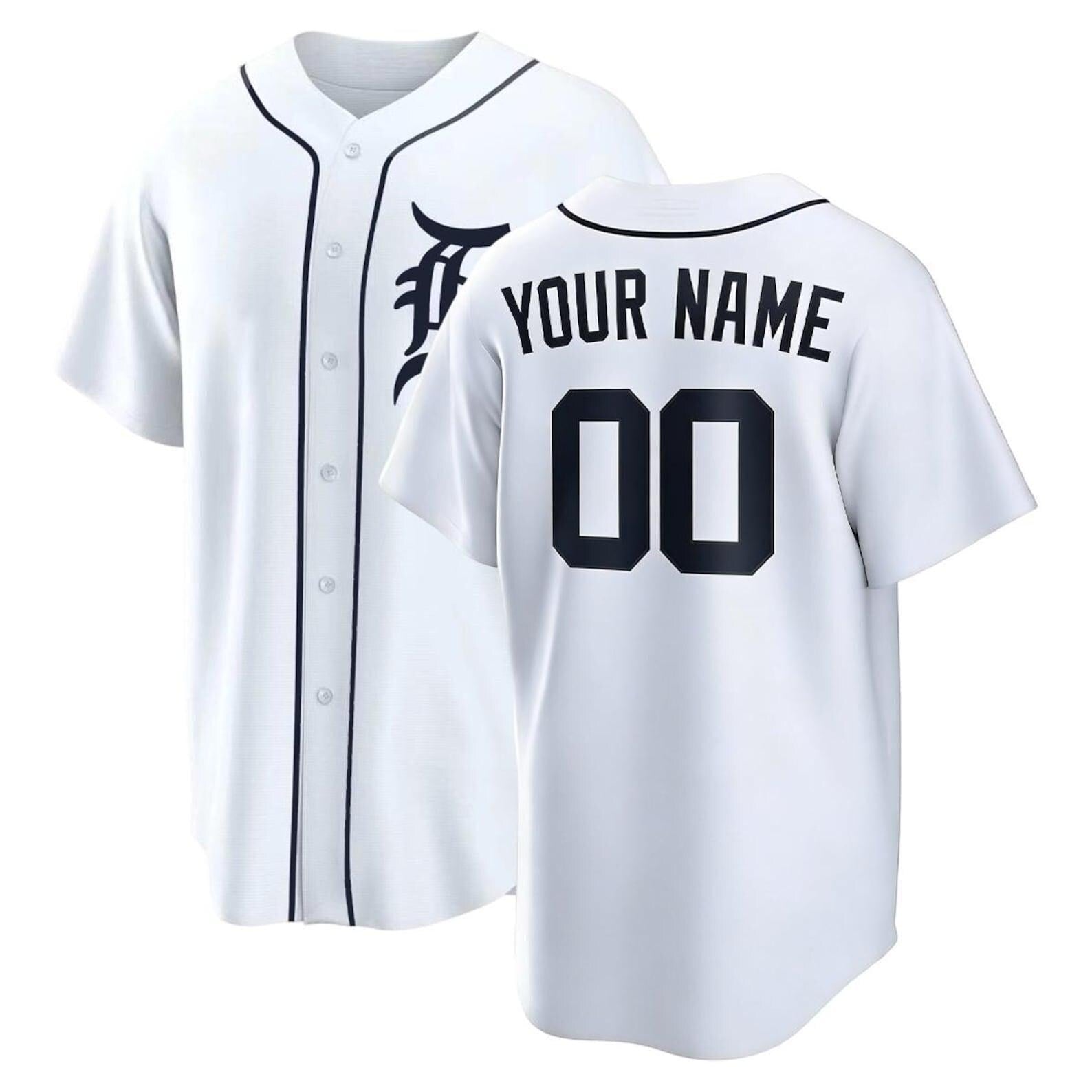 Personalized Detroit Jersey, Custom Name Number, Team sports shirts wedding Jersey Stitched Gift