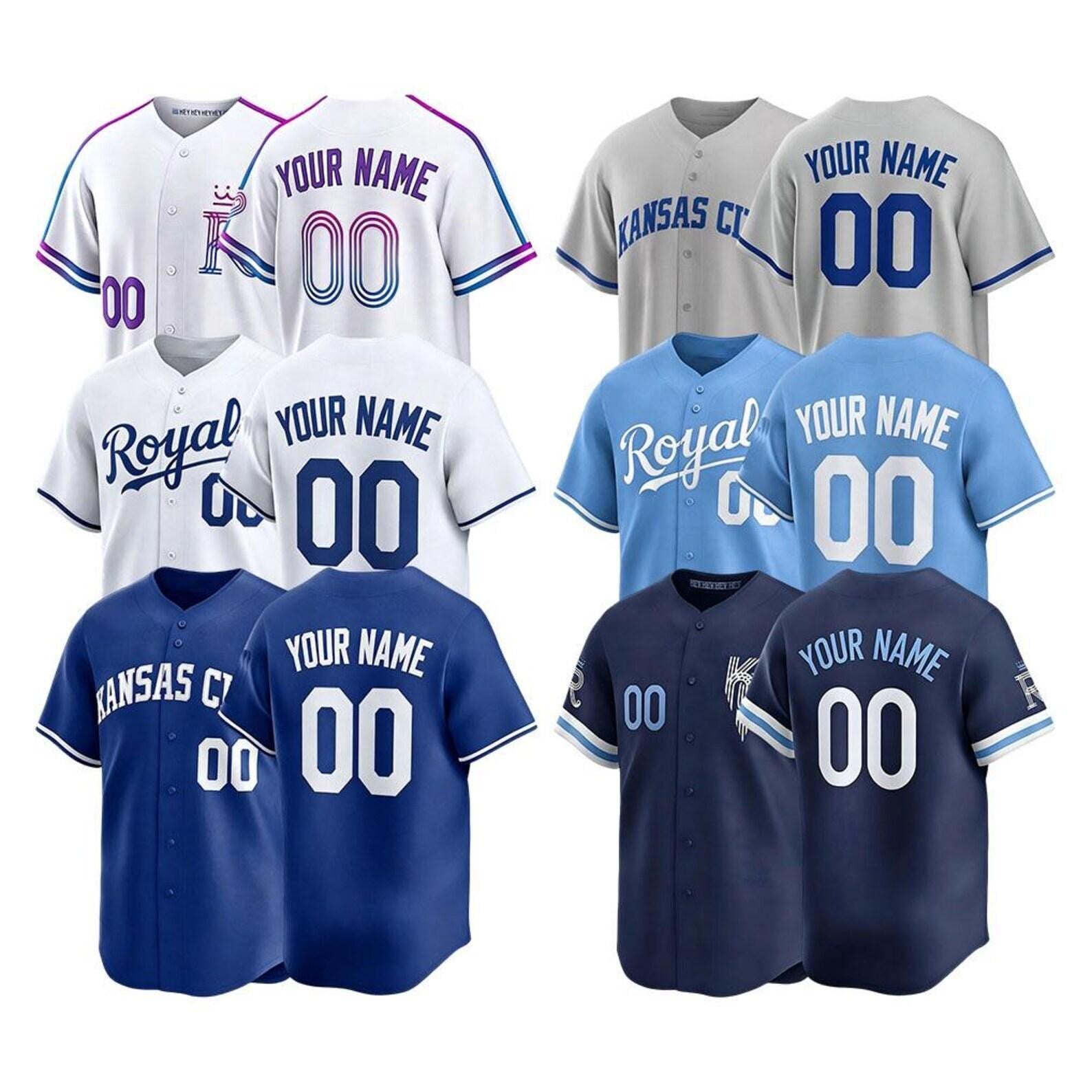 Custom Kansas Baseball Jersey | Personalized Stitched Name Number | Men/Youth Size | Game Day Fan Jersey Gift