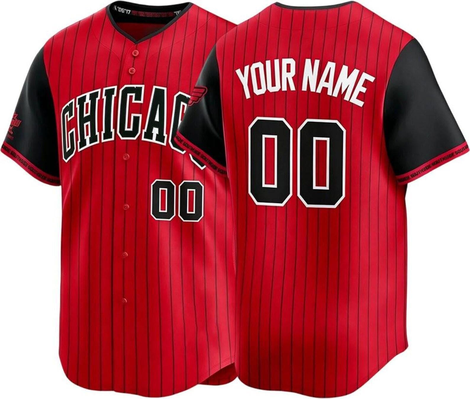 Custom Chicago Baseball Jersey | Personalized Stitched Name Number | Men/Youth Size | Game Day Fan Jersey Gift