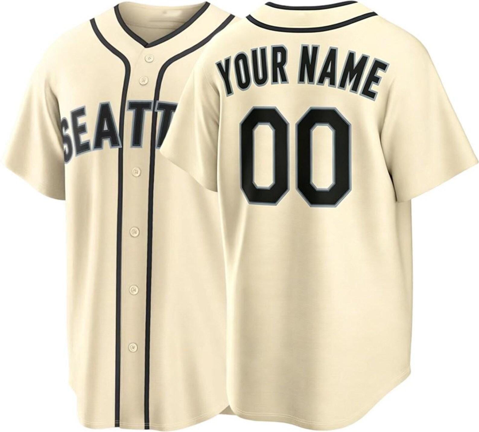 Custom Seattle Baseball Jersey | Personalized Stitched Name Number | Men/Youth Size | Game Day Fan Jersey Gift