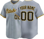 Custom Pittsburgh Baseball Jersey | Personalized Stitched Name Number | Men/Youth Size | Game Day Fan Jersey Gift