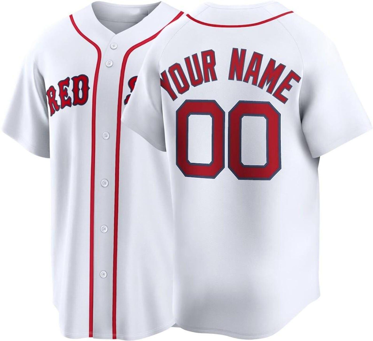 Custom Boston Baseball Jersey | Personalized Stitched Name Number | Men/Youth Size | Game Day Fan Jersey Gift