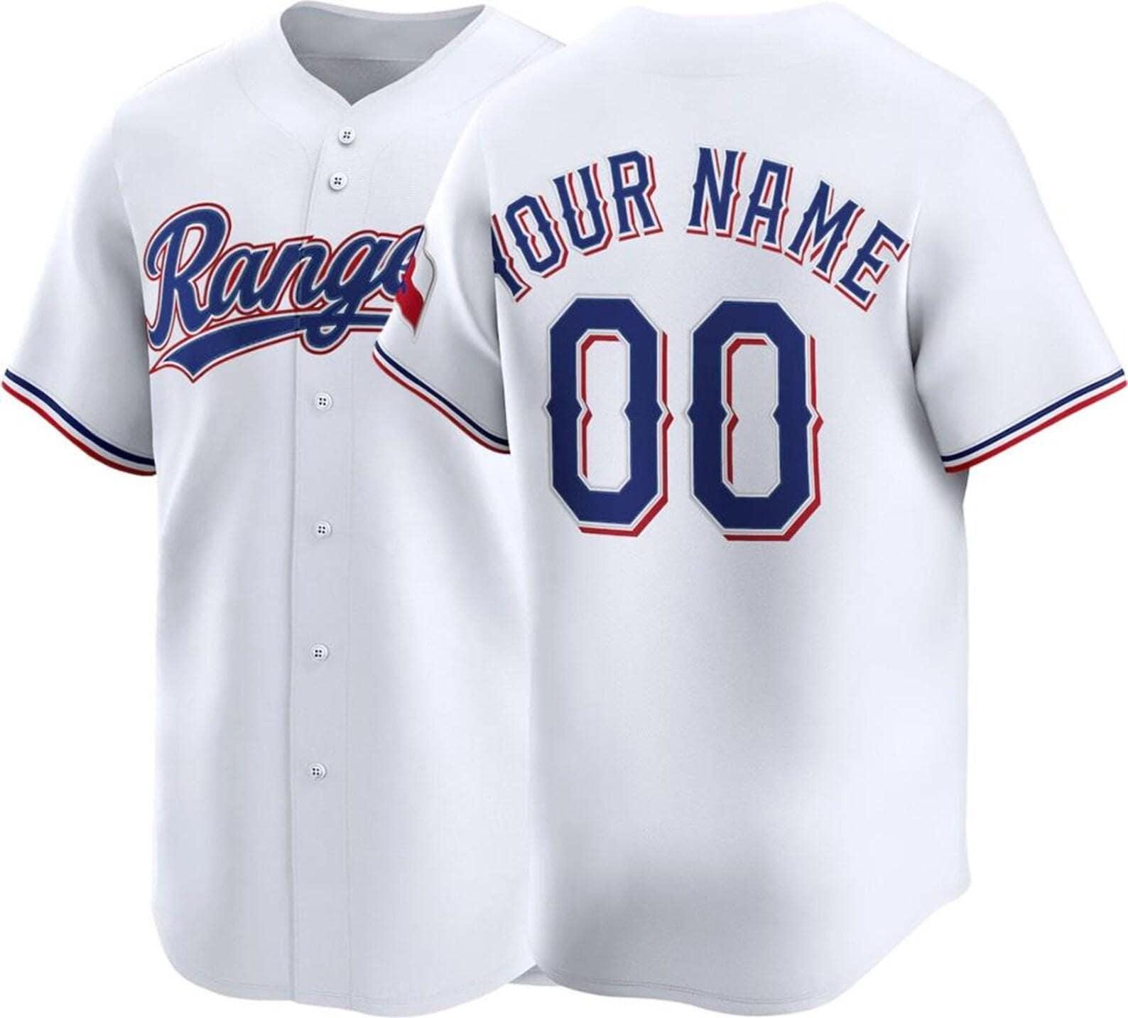 Custom Texas Baseball Jersey | Personalized Stitched Name Number | Men/Youth Size | Game Day Fan Jersey Gift
