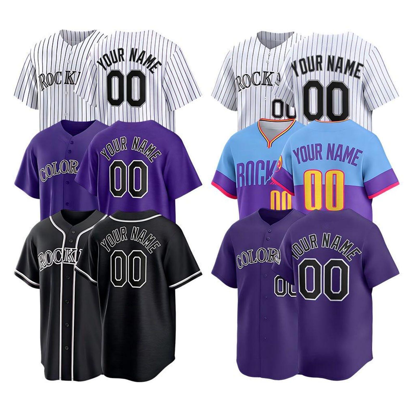 Custom Colorado Baseball Jersey | Personalized Stitched Name Number | Men/Youth Size | Game Day Fan Jersey Gift