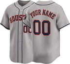 Custom Houston Baseball Jersey | Personalized Stitched Name Number | Men/Youth Size | Game Day Fan Jersey Gift