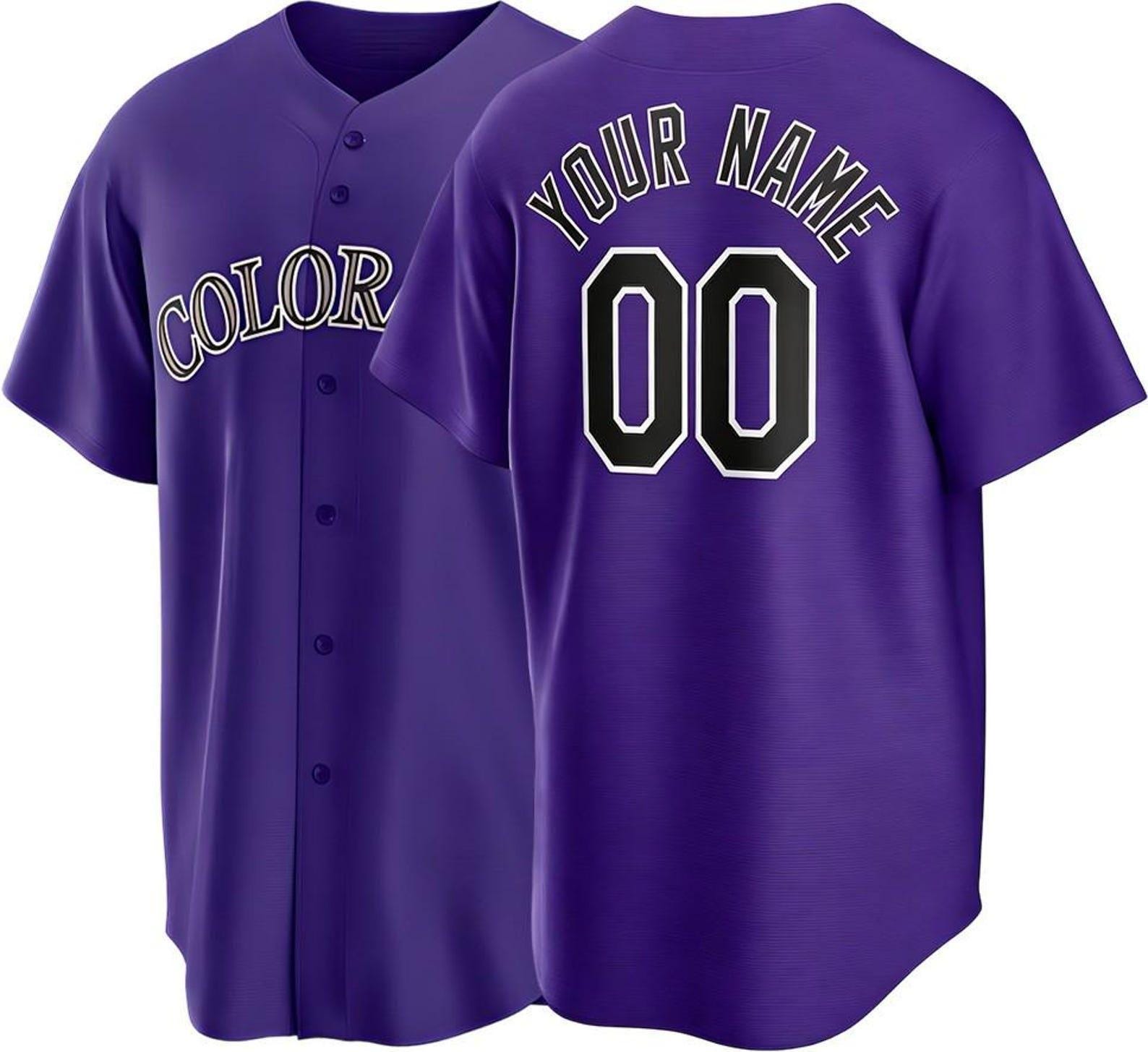 Custom Colorado Baseball Jersey | Personalized Stitched Name Number | Men/Youth Size | Game Day Fan Jersey Gift