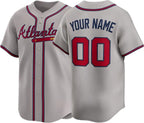 Custom Atlanta Baseball Jersey | Personalized Stitched Name Number | Men/Youth Size | Game Day Fan Jersey Gift