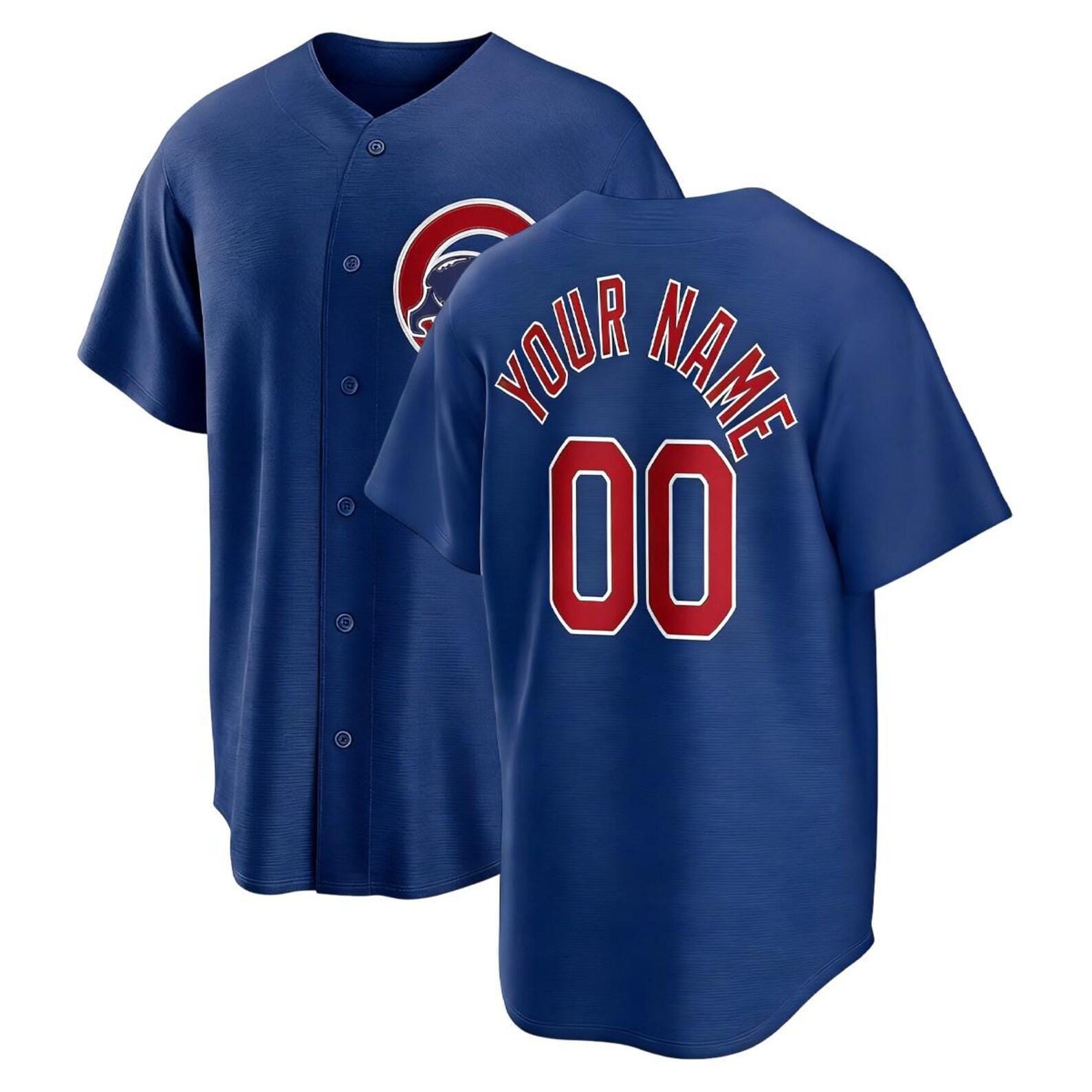 Personalized Chicago Baseball Jersey, Custom Name & Number, Team sports shirts wedding Jersey Stitched Gift