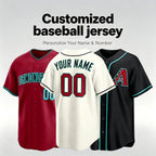 Personalized Arizona Baseball Jersey, Custom Name & Number, Team sports shirts wedding Jersey Stitched Gift
