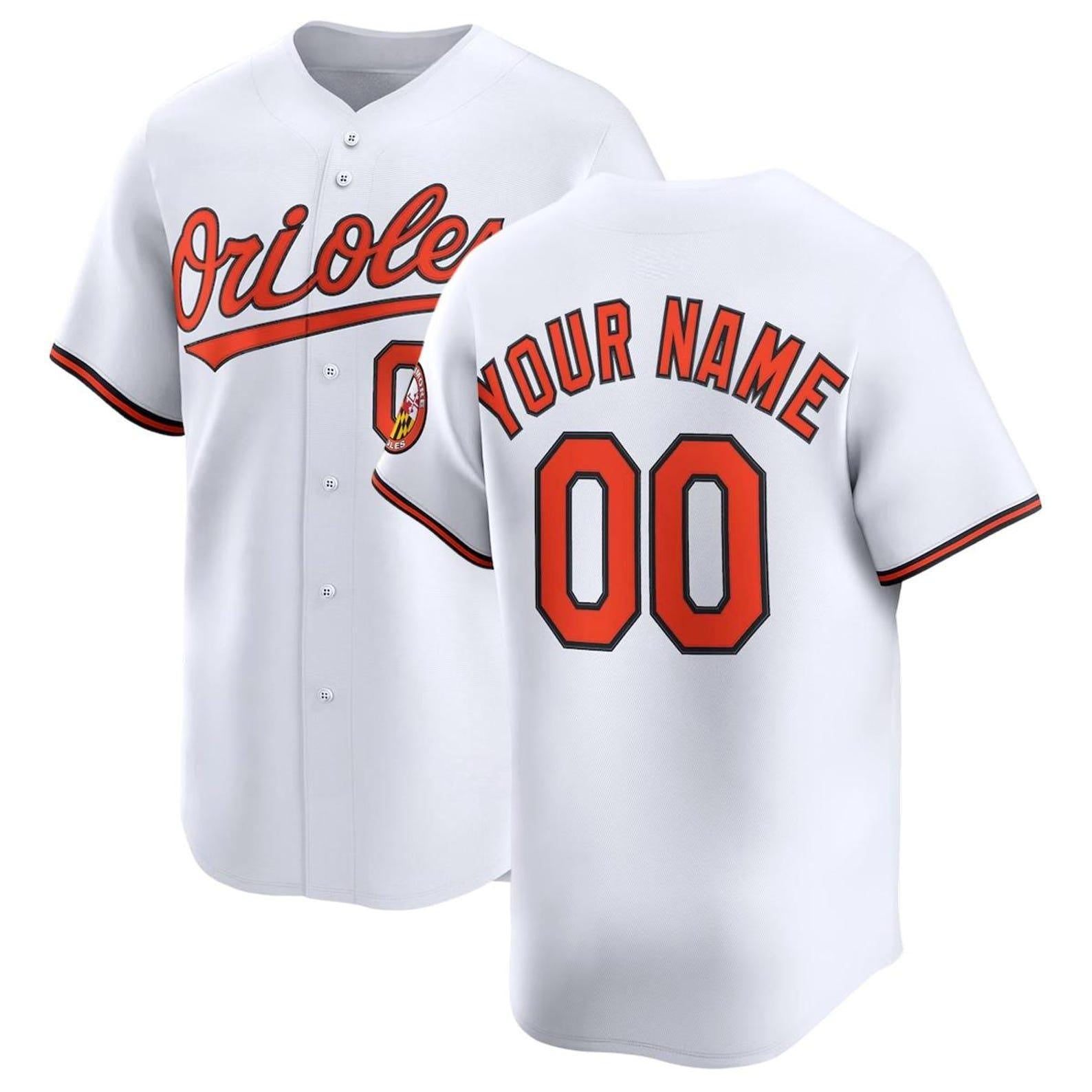 Personalized Orioles Baseball Jersey, Custom Name Number, Team sports shirts wedding Jersey Stitched Gift
