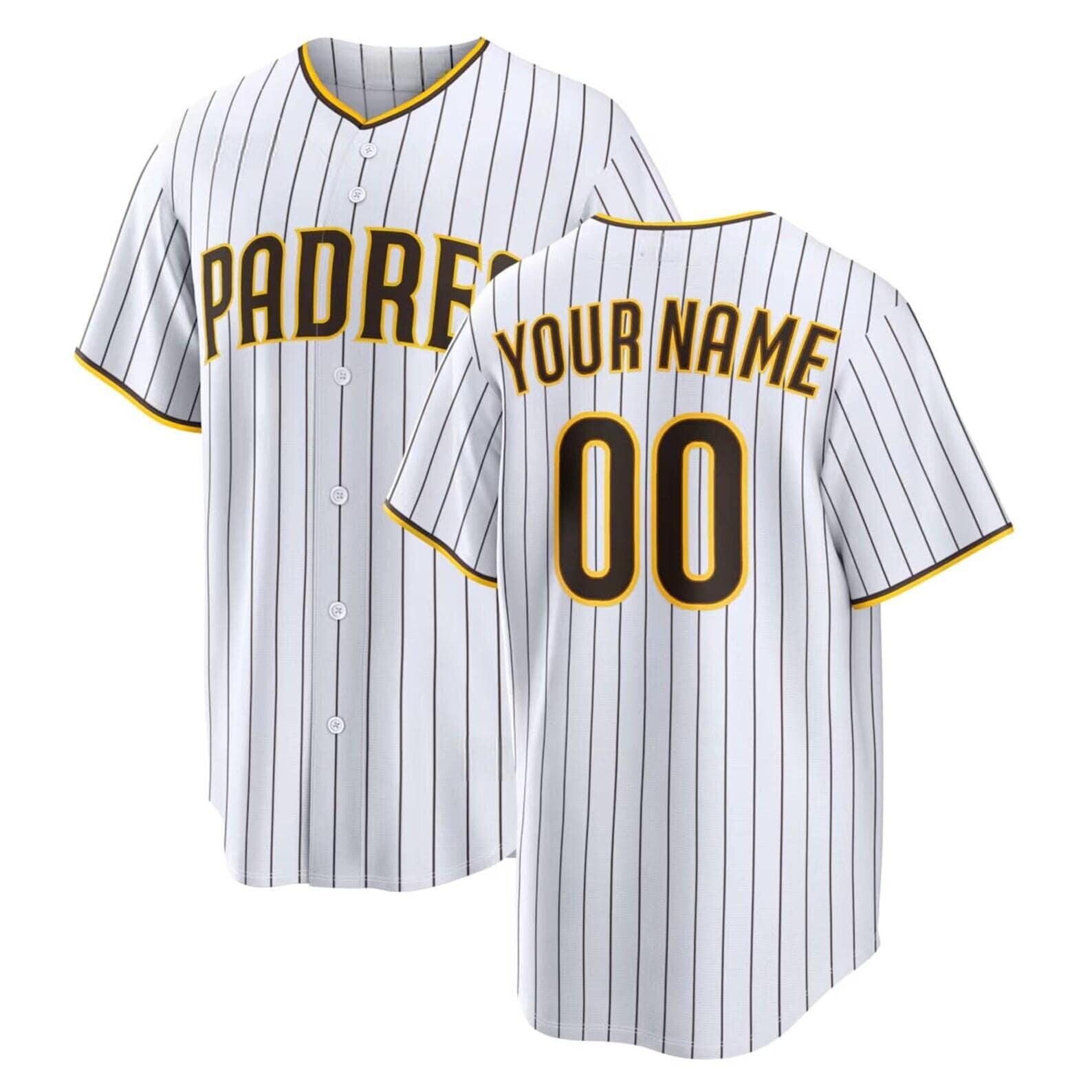 Personalized San Diego Baseball Jersey, Custom Name & Number, Team sports shirts wedding Jersey Stitched Gift