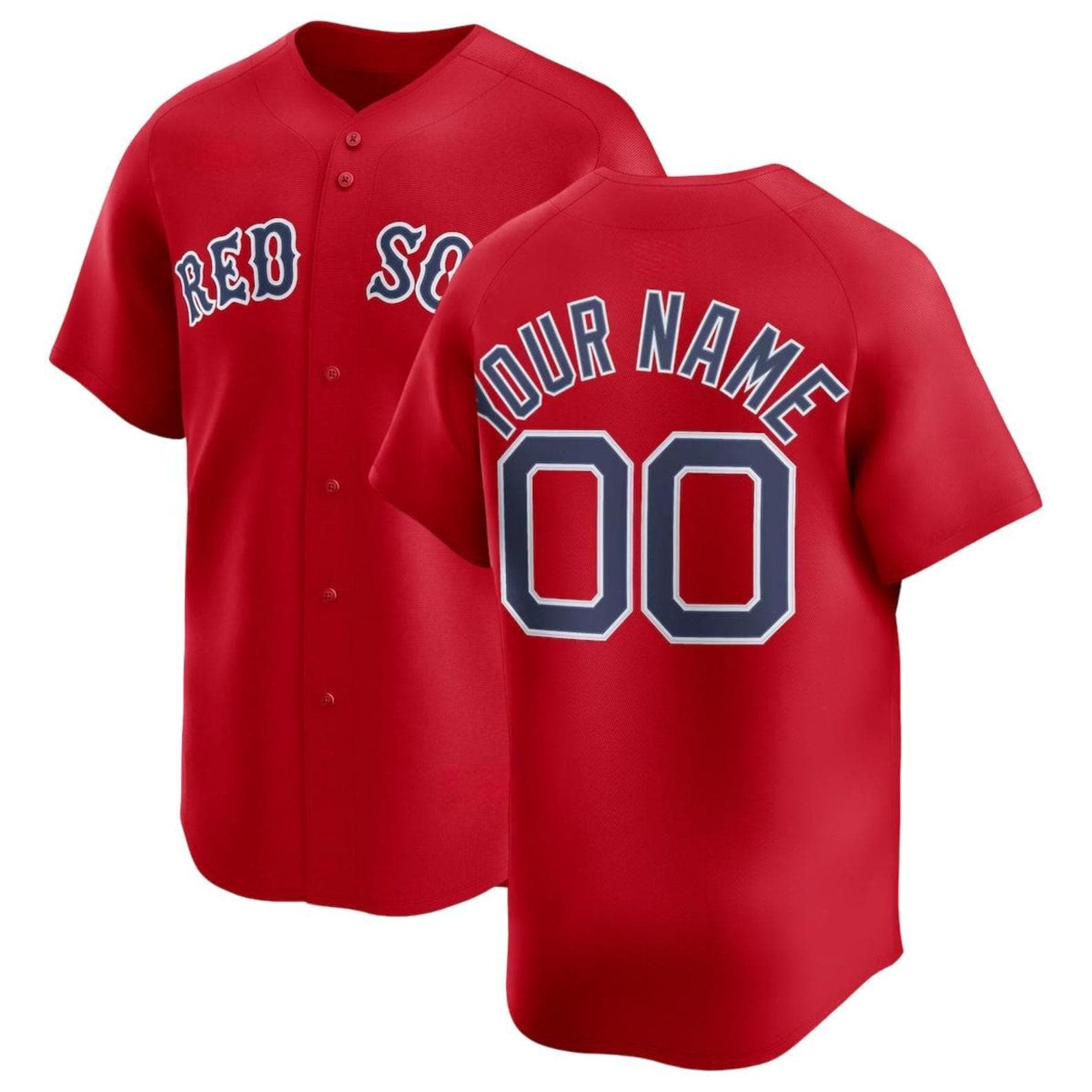 Personalized Red Sox Baseball Jersey, Custom Name Number, Team sports shirts wedding Jersey Stitched Gift
