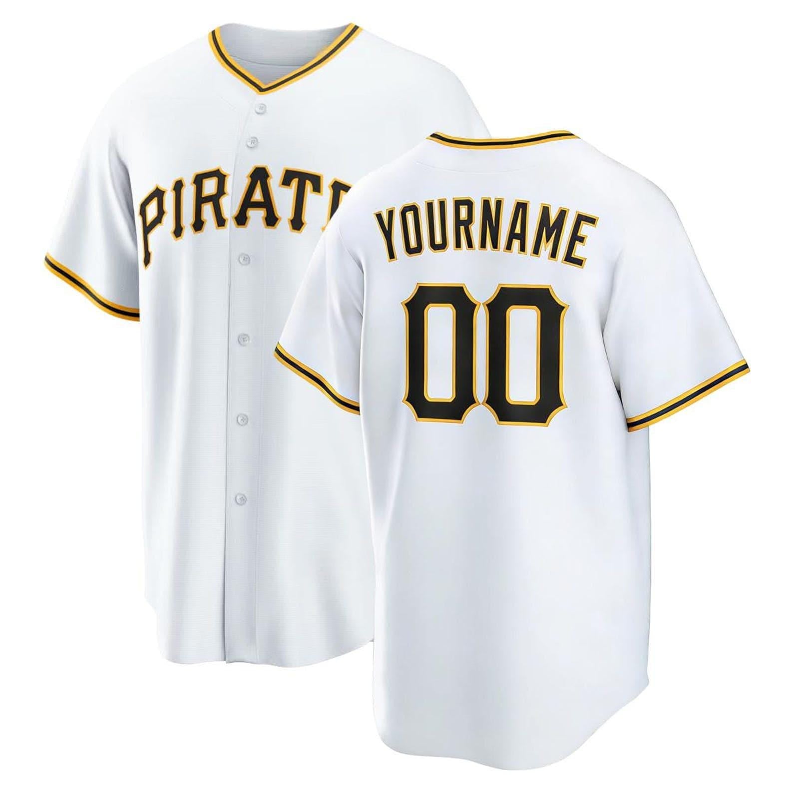 Personalized Pittsburgh Baseball Jersey, Custom Name & Number, Team sports shirts wedding Jersey Stitched Gift