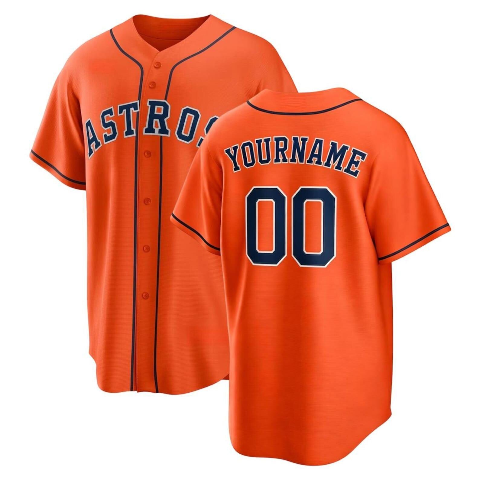 Personalized Houston Baseball Jersey, Custom Name & Number, Team sports shirts wedding Jersey Stitched Gift
